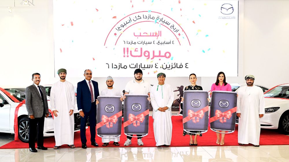 Towell Auto Centre Hosts Keys Handover Ceremony For Mazda Ramadan Raffle Winners Arabic